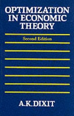 Optimization in Economic Theory by