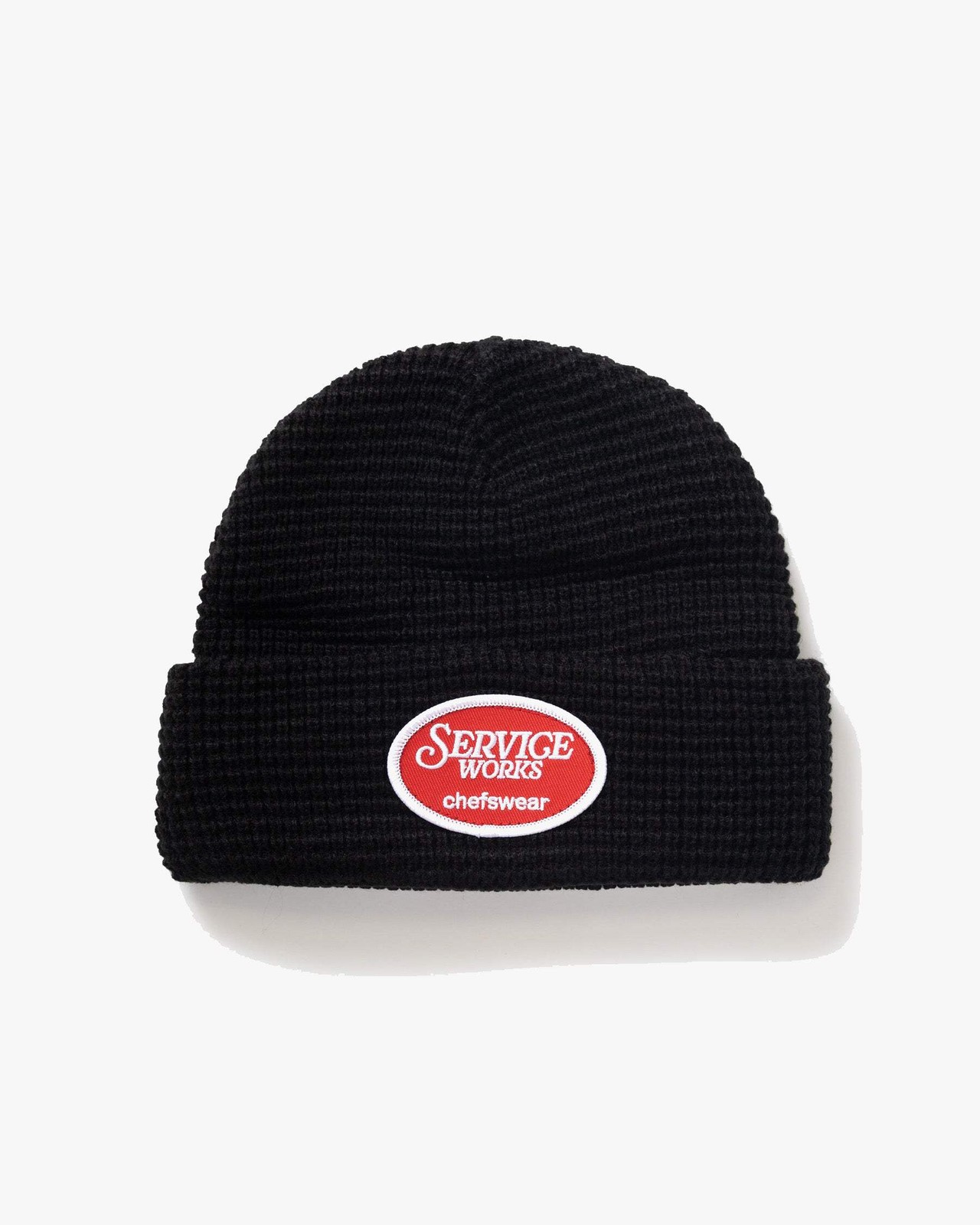 Service Works Waffle Patch Beanie - Black