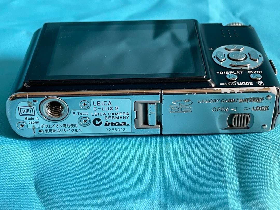 Leica C-Lux 2 Compact Digital Camera 7.2MP Black 3.6x Optical Zoom
