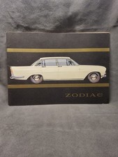 FORD ZODIAC Mk III Car Sales Brochure JUN 1963 #D5826/6/63