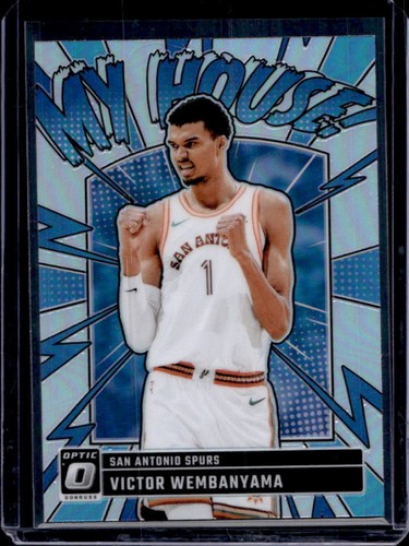 2024-25 Panini Donruss Optic Victor Wembanyama My House Holo #19 Spurs