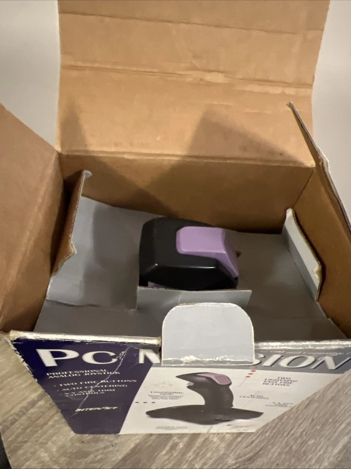 PC MISSION PROFESSIONAL ANALOG JOYSTICK BOXED INTERCAT GAME PRODUCTS G3B - Image 4 of 4