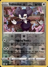 Indeedee 056/072 Holo Rare Shining Fates Pokemon Near Mint
