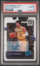 2022 Panini Donruss Optic Scotty Pippen JR. #228 Signature PSA 10