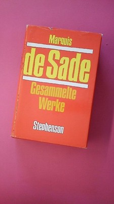 169906 Marquis Marquis de Sade MARQUIS DE SADE GESAMMELTE WERKE HC