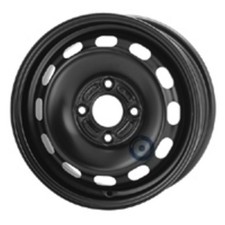 Cerchi in ferro DEDICO STEEL 15" 6J 4x108 ET 47.5 63.3 NERO