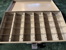 Vintage Kenco Metal 35mm Slide Storage Box Case Organizer Holds 150-200 Slides