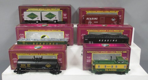 Juego de vagones de carga MTH 20-90001 O Reading RailKing (juego de 6) LN/caja | Zustand: Used