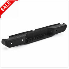 Black Rear Step Bumper Assembly W Sensor Hole For 2005-2021 Nissan Frontier Black Rear Step Bumper Assembly W Sensor Hole For 2005-2021 Nissan Frontier