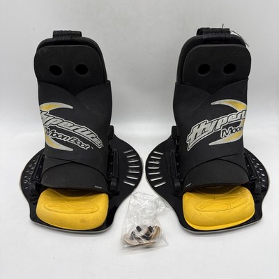 Hyperlite Moon Boot Wakeboard Bindings Fits Boot Size Large Black Yellow