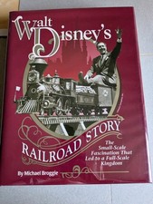 Walt Disney's Railroad Story Hardcover Book by Michael Broggie First Edition