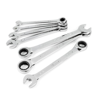 #ad Husky Ratcheting SAE Combination Wrench Set 7 Piece $34.99