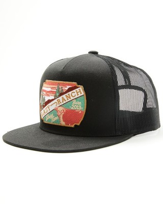 Lazy J Ranch Wear Men's Showtime Logo Ball Cap Black