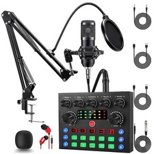 ALSO GO Podcast Equipment Bundle, Podcast Microphone Bundle with BM-800 Micro...