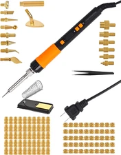 90W Digital Soldering Iron Kit for 3D Printing, 119-Piece Heat Set Insert Tool w