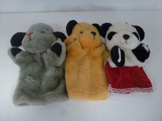 Sooty Sweep & Sue Hand Puppets Working Squeaker