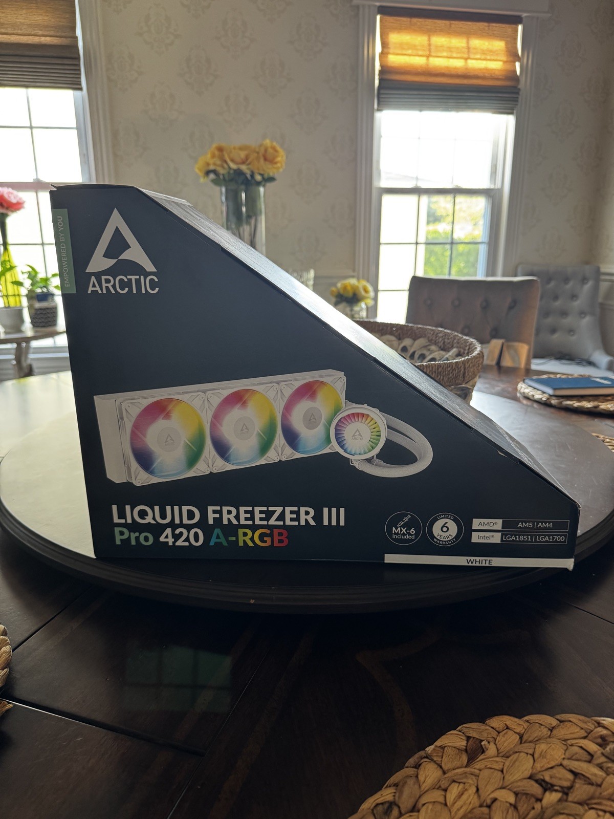 ARCTIC Liquid Freezer III Pro 420 A-RGB white PC Water Cooler  Cooling CPU New