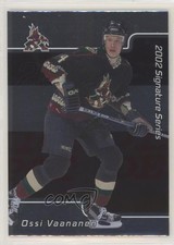 2001-02 ITG Be A Player Signature Series Ossi Vaananen #105 0qr0