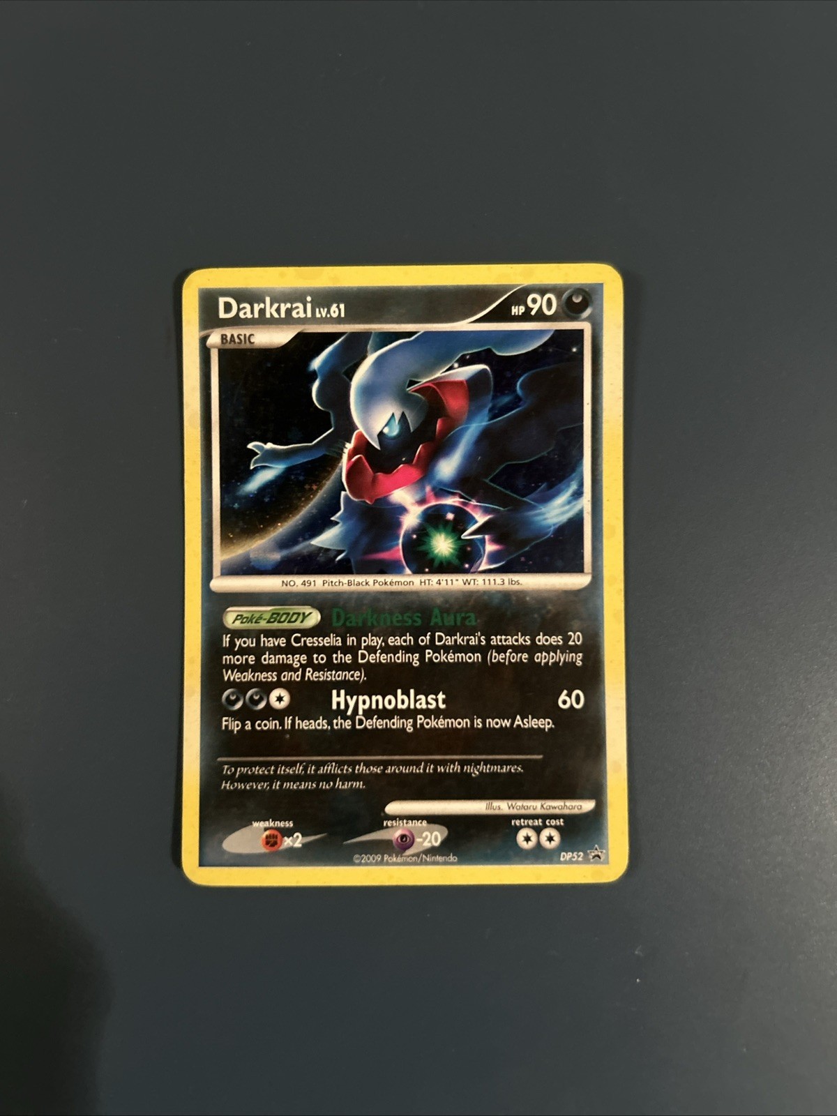 Darkrai DP52 Holo Rare Black Star Promo Pokemon Card 2009