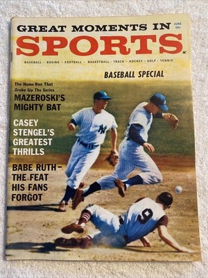1961 Great Moments in Sports Magazine Babe Ruth Joe DiMaggio Floyd Patterson
