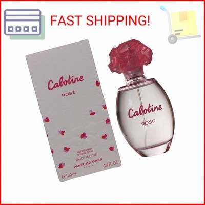 Parfums Gres Cabotine Rose Edt for Women 3.4 Oz/ 100 Ml, 3.4 Fl Oz