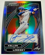 2026 Leaf Baseball Nation KELLON LINDSEY Los Angeles Dodgers Autograph Auto 1/25