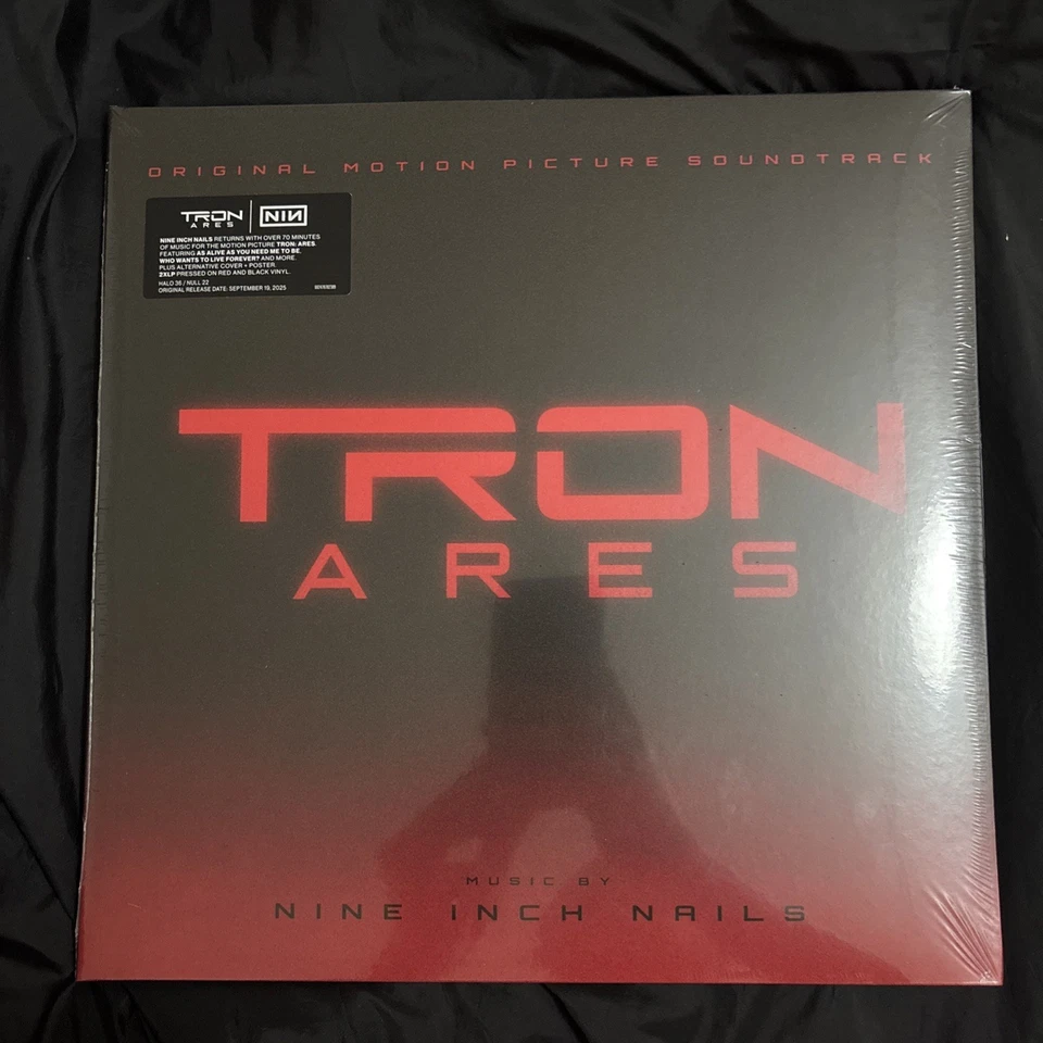 NIN Tron: Ares OST - Ltd Edition Black And Red 2LP + Poster & ‘Floppy Disc’ CD - Image 2 of 4