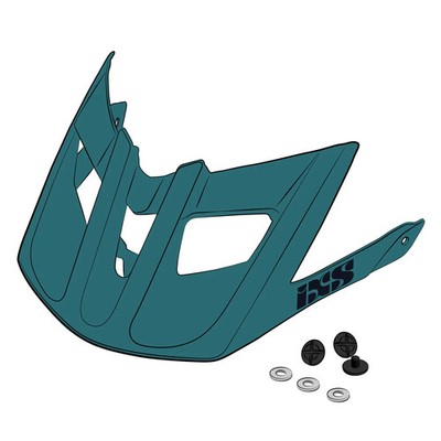 iXS - Visor + Pins Trail EVO SM-XLW - Lagoon
