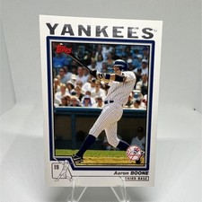 Topps 2004 Aaron Boone #578 New York Yankees MLB Base Set Baseball Card (NM)