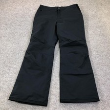 Obermeyer Pants Womens 12 Short Black Insulated Snow Ski Straight Leg Winter