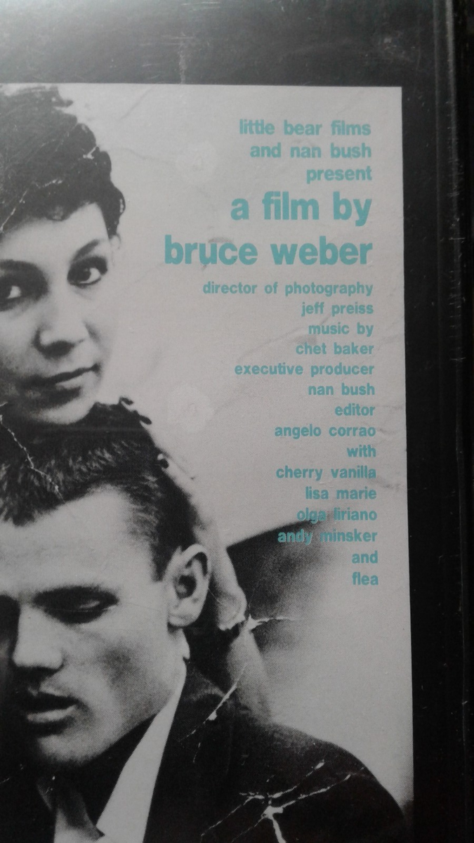 Let's Get Lost VHS Bruce Weber Chet Baker Jazz NTSC Black & White