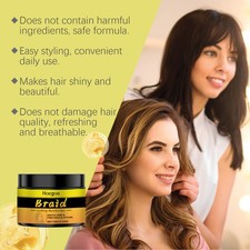 Men's Grooming Hair Gel Matte Finish Long Lasting Volumizing with Natural Scent