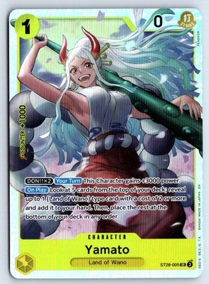 Yamato ST28-005 One Piece Starter Deck 28: GREEN/YELLOW Yamato Super Rare NM