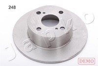 2X Bremsscheibe Japko 61248C FüR Toyota Corolla Compact Liftback EE111_ EE111R