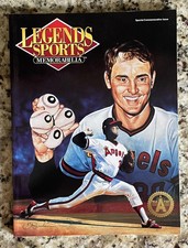 Legends Sports Magazine Nolan Ryan Gold Edition with Uncut Card Sheets New