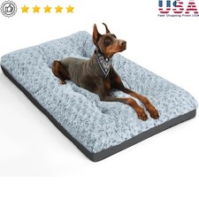 Deluxe Washable Dog Bed Large Dogs Non-Slip Waterproof Durable Crate Mat New