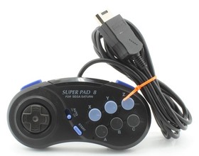 Sega Saturn Console with Controller, AV Cable, Power Cord and Game *Working*