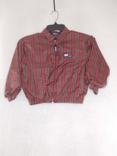 Tommy Hilfiger Girls Size 6 Multicolor Full Zip Up Plaid Jacket