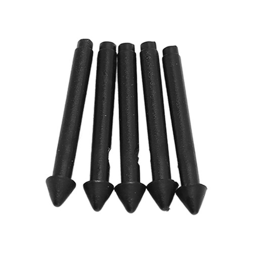 5Pcs Pro Tablet Stylus Pen Tips Black 2H Sensitive Accurate Fine Glossy Ti IDM - Photo 8/12