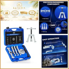 Universal Hub Puller Tool Wheel Hub Removal Kit Heavy Duty Steel Wrench Case New