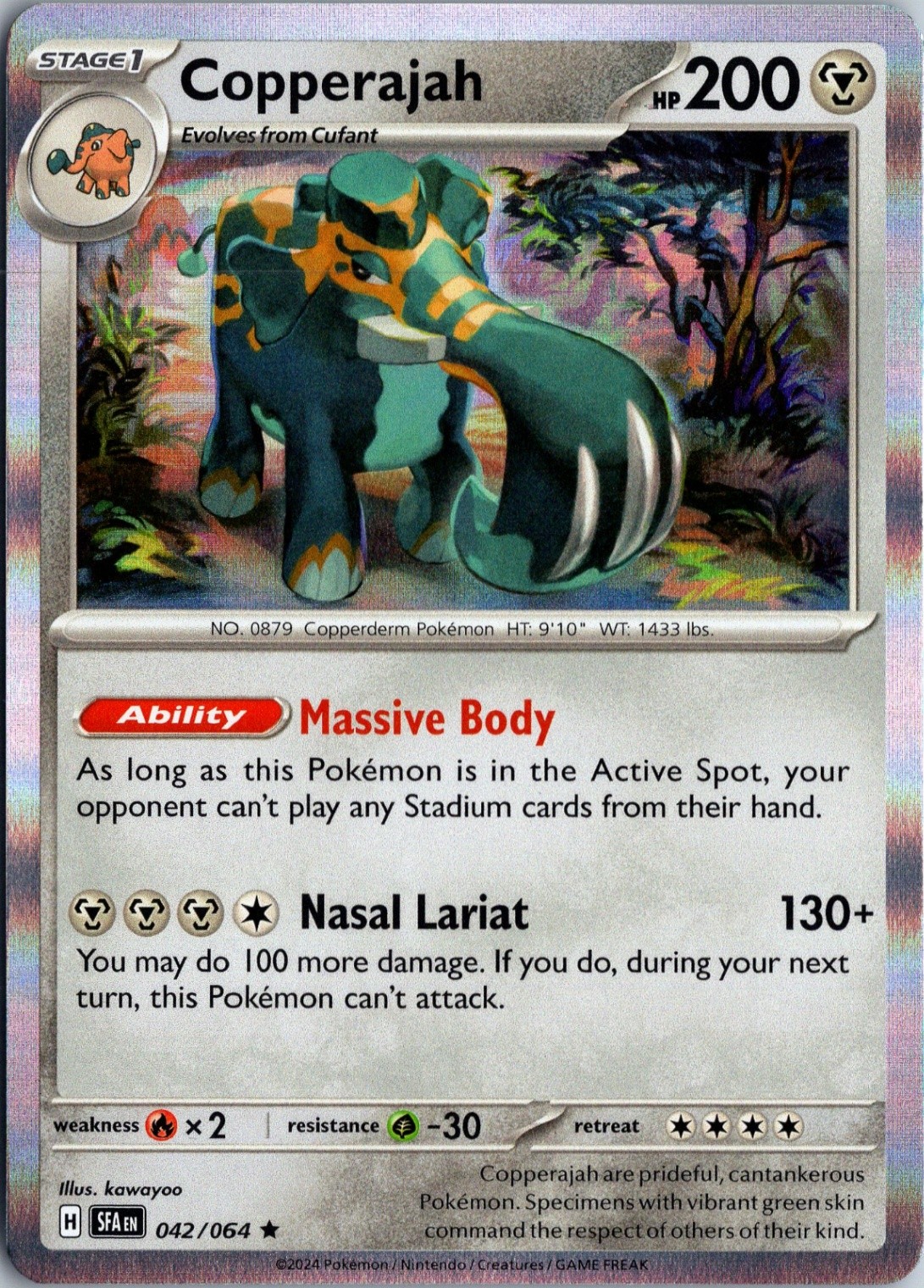 Copperajah Rare SV: Shrouded Fable 042/064 NM