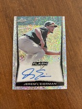 Jeremy Eierman 2018 Leaf Flash Base Auto BA-JE1 Oakland Athletics Missouri State