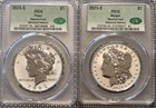 2023 S Morgan & Peace Reverse CAC PR70 Silver Dollar Advance Delivery