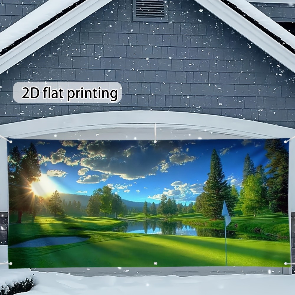 Course Landscape Decoration For Garage Doors,