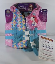 Disney Princess Ariel Swim Trainer Life Jacket 33-55lbs