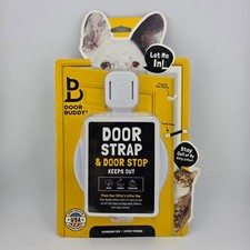Door Buddy Door Latch  Door Stop Pet Proofing Baby Proofing Adjustable Strap
