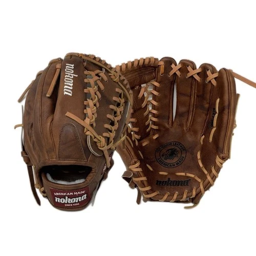Nokona Walnut 12.75 inch Outfield Baseball Glove Made in USA Right Hand Throw
