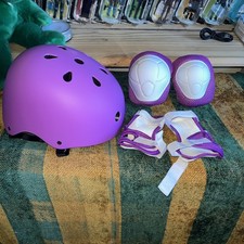 casco skateboard tora - pattinaggio/scooter giovanile polsi e ginocchiere piccolo 