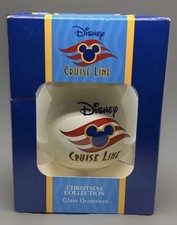 Disney Cruise Line Glass Ball Ornament Christmas Collection 1998 Disneyana VTG