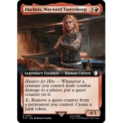 DUCHESS, WAYWARD TAVERNKEEP (EXTENDED ART) X4 Universes Beyond: Fallout MTG